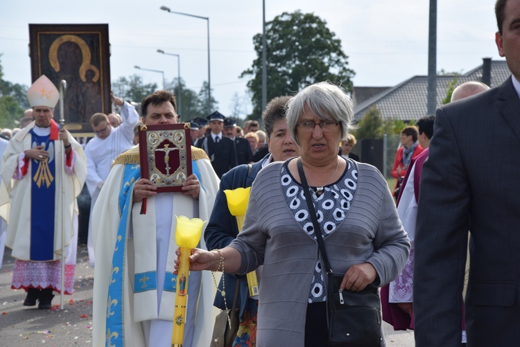 Powitanie ikony MB Częstochowskiej w Bobrownikach