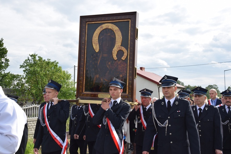 Powitanie ikony MB Częstochowskiej w Bobrownikach