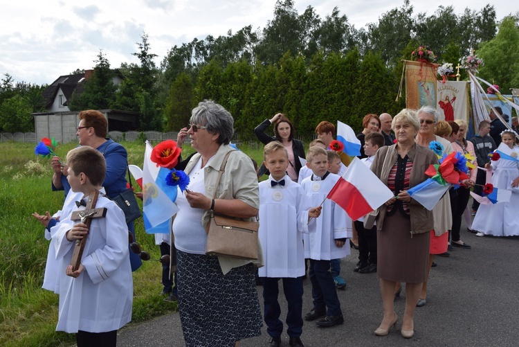 Powitanie ikony MB Częstochowskiej w Bobrownikach