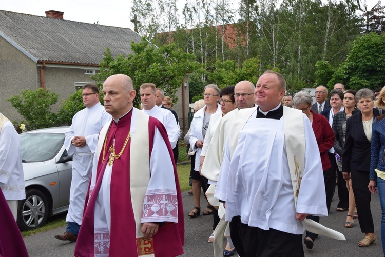 Powitanie ikony MB Częstochowskiej w Bobrownikach