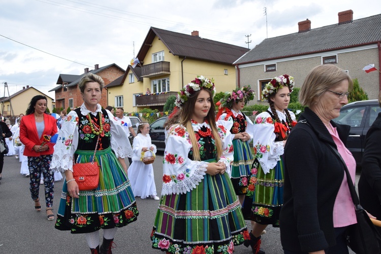 Powitanie ikony MB Częstochowskiej w Bobrownikach