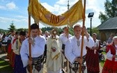 Procesja z widokiem na Tatry w Miętustwie