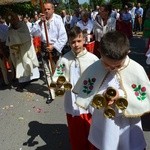 Procesja z widokiem na Tatry w Miętustwie