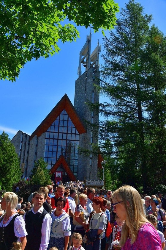 Najświętszy sakrament na Krupówkach