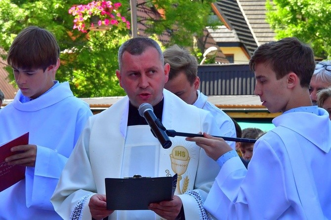 Najświętszy sakrament na Krupówkach