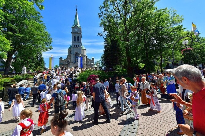 Najświętszy sakrament na Krupówkach