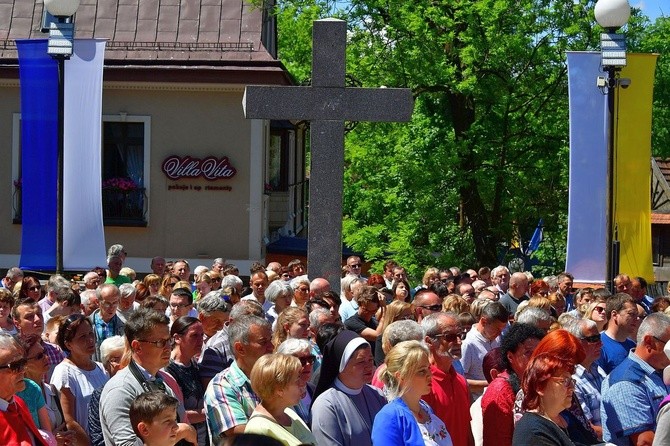 Najświętszy sakrament na Krupówkach