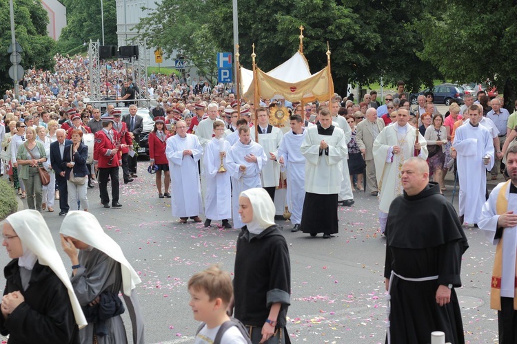 Procesja Bożego Ciała w Koszalinie