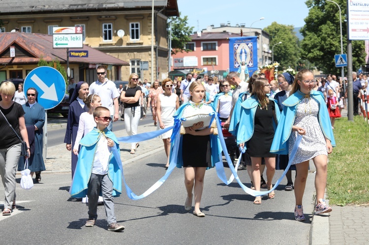 Procesja Bożego Ciała w Żywcu - 2017