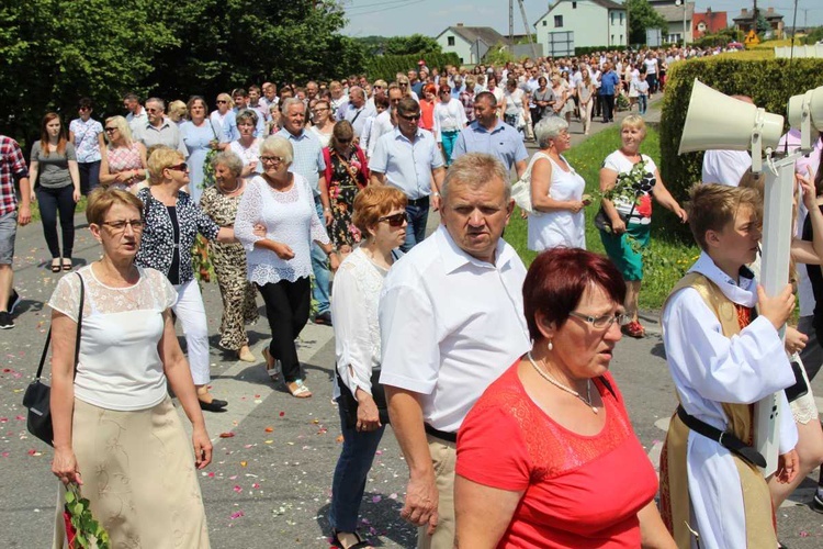 Procesja Bożego Ciała w Bielanach - 2017