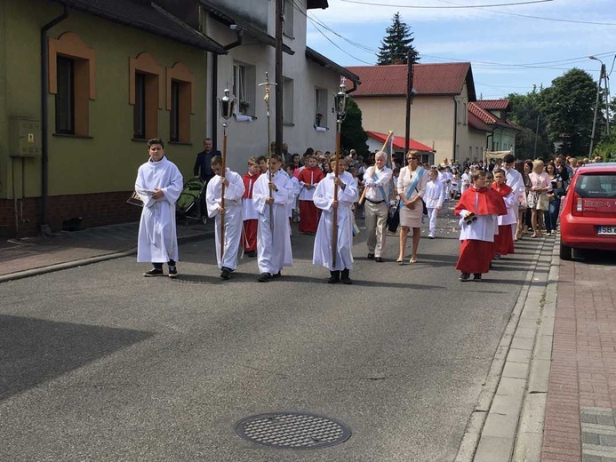 Procesja Bożego Ciała w Czechowicach-Dziedzicach na Lesisku - 2017