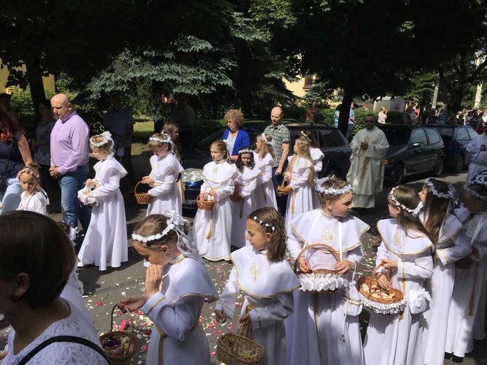 Procesja Bożego Ciała w Czechowicach-Dziedzicach na Lesisku - 2017