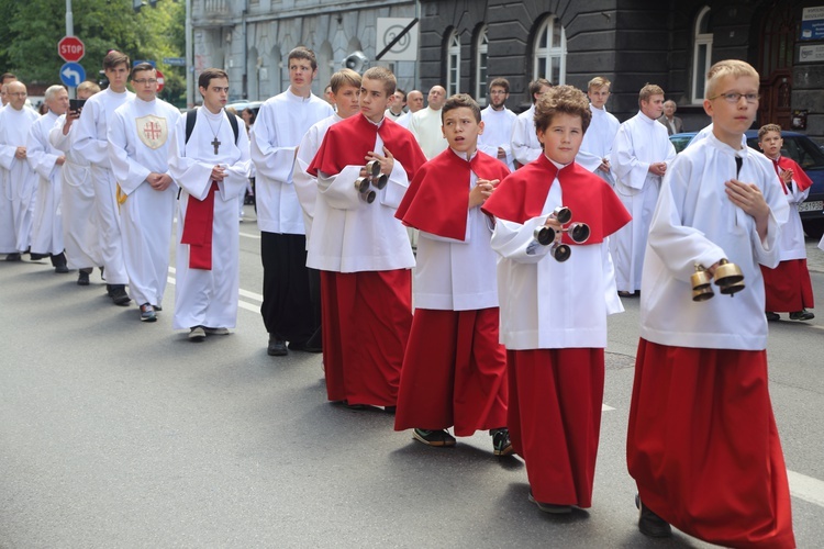 Procesja Bożego Ciała w Katowicach