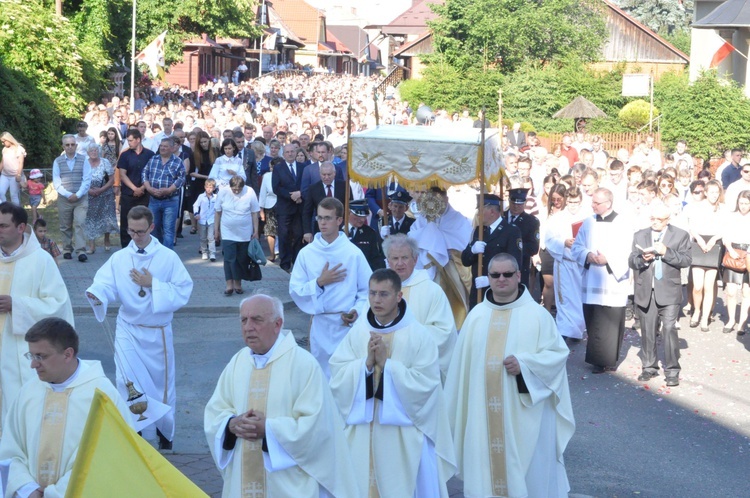 Zakliczyn - procesja Bożego Ciała