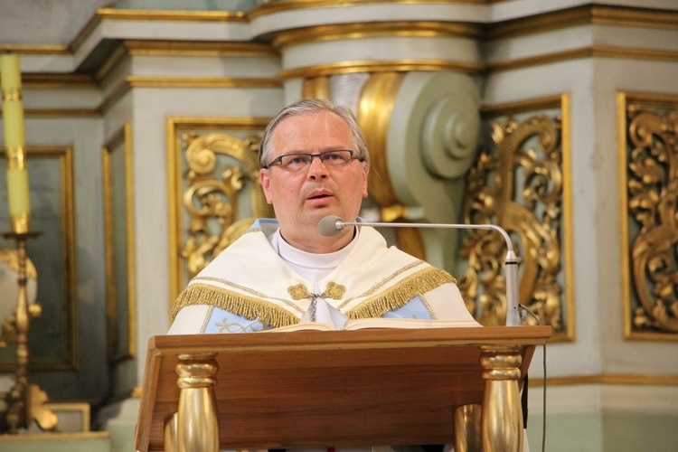 Powitanie MB Częstochowskiej w kościele rektorskim oo. pijarów w Łowiczu