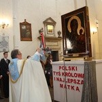 Powitanie MB Częstochowskiej w kościele rektorskim oo. pijarów w Łowiczu