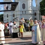 Powitanie MB Częstochowskiej w kościele rektorskim oo. pijarów w Łowiczu