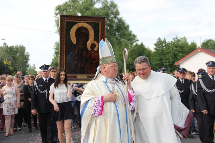 Powitanie ikony MB Częstochowskiej w Bełchowie