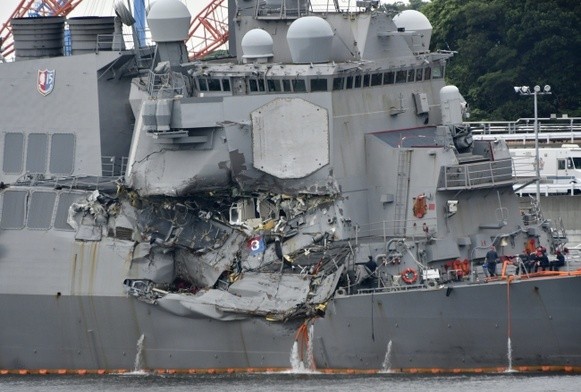 Odnaleziono ciała zaginionych marynarzy z USS Fitzgerald