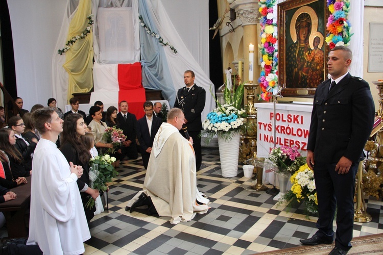 Powitanie ikony MB Częstochowskiej w Nieborowie