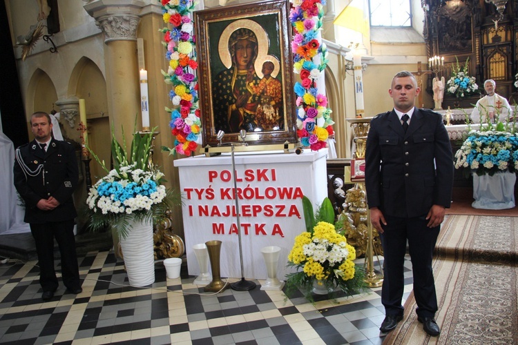 Powitanie ikony MB Częstochowskiej w Nieborowie