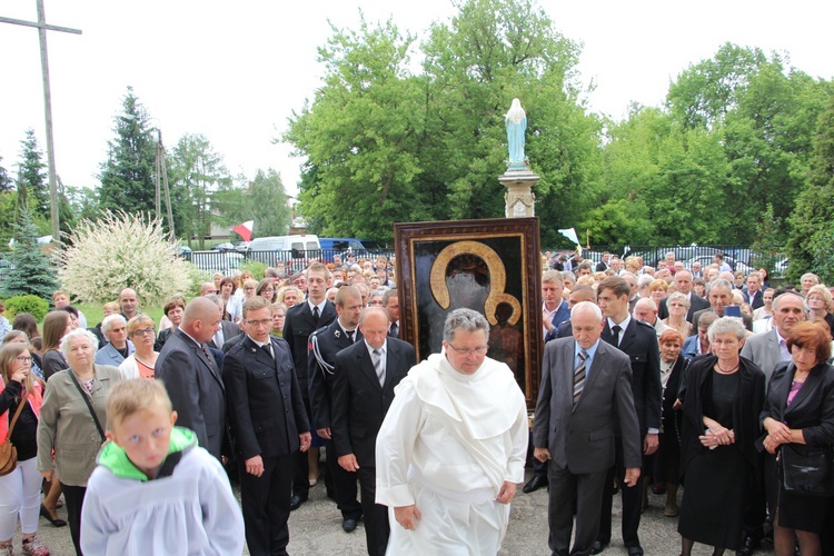 Powitanie ikony MB Częstochowskiej w Nieborowie