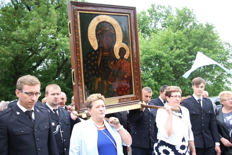 Powitanie ikony MB Częstochowskiej w Nieborowie