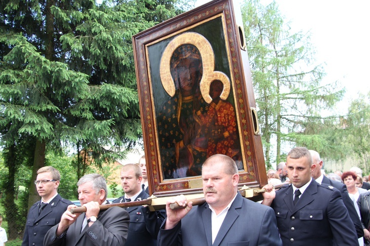 Powitanie ikony MB Częstochowskiej w Nieborowie