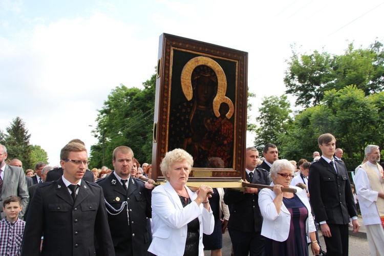 Powitanie ikony MB Częstochowskiej w Nieborowie