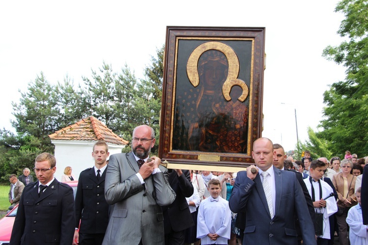 Powitanie ikony MB Częstochowskiej w Nieborowie