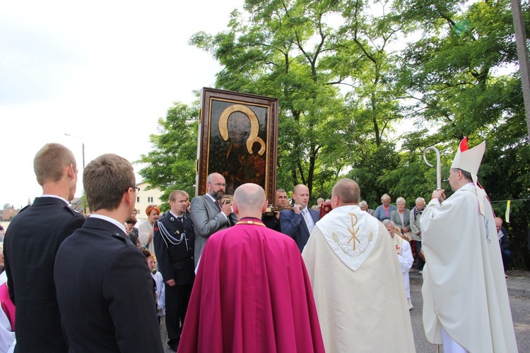 Powitanie ikony MB Częstochowskiej w Nieborowie