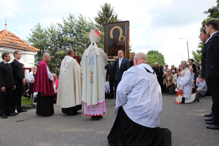 Powitanie ikony MB Częstochowskiej w Nieborowie