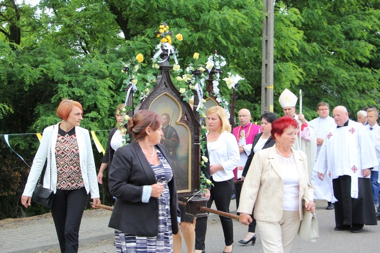 Powitanie ikony MB Częstochowskiej w Nieborowie