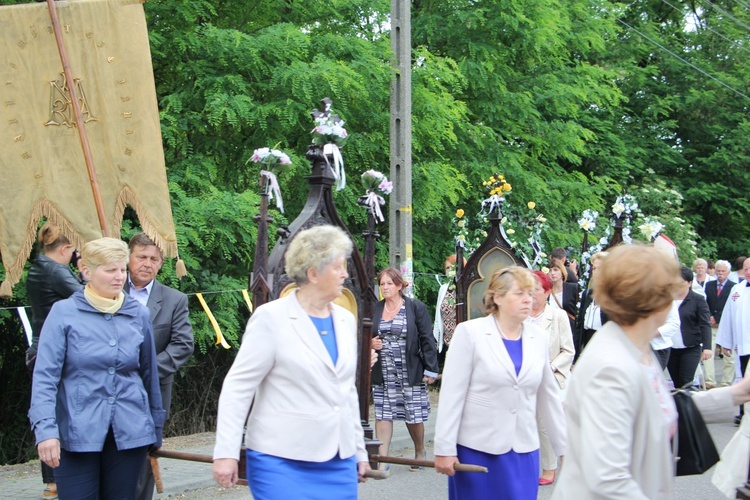 Powitanie ikony MB Częstochowskiej w Nieborowie