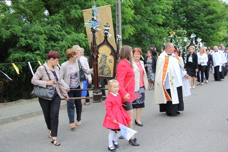 Powitanie ikony MB Częstochowskiej w Nieborowie