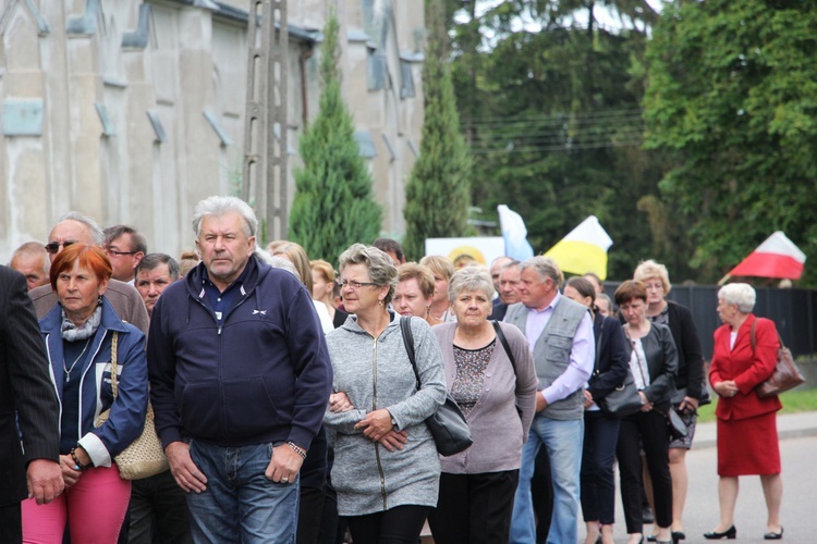 Powitanie ikony MB Częstochowskiej w Nieborowie