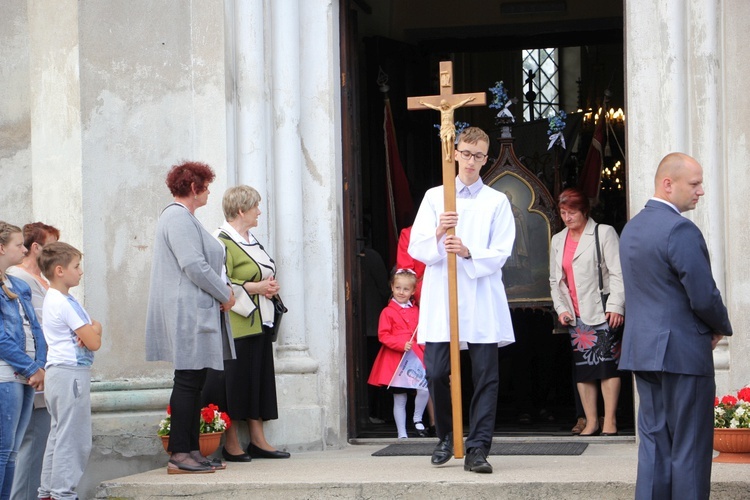 Powitanie ikony MB Częstochowskiej w Nieborowie