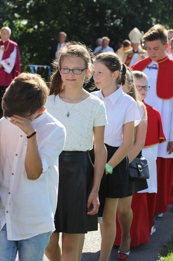 Powitanie ikony MB Częstochowskiej w Bednarach