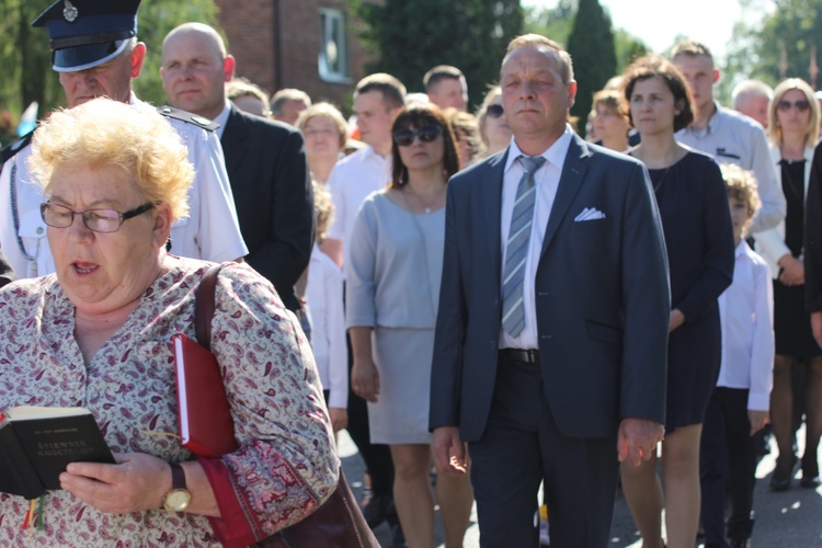 Powitanie ikony MB Częstochowskiej w Bednarach