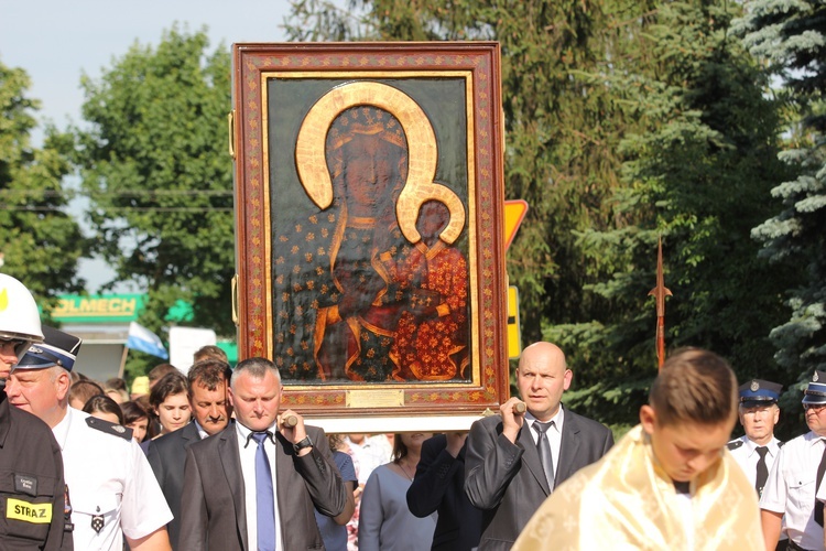 Powitanie ikony MB Częstochowskiej w Bednarach