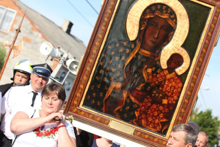 Powitanie ikony MB Częstochowskiej w Bednarach