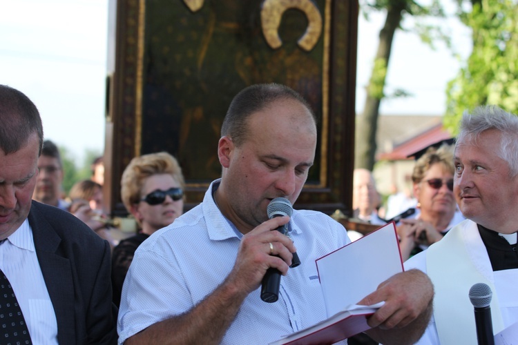 Powitanie ikony MB Częstochowskiej w Bednarach