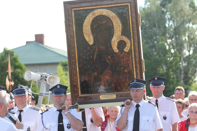 Powitanie ikony MB Częstochowskiej w Bednarach