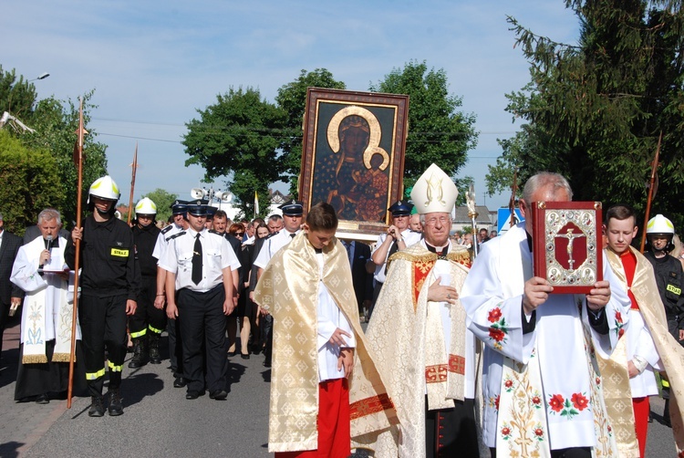 Powitanie ikony MB Częstochowskiej w Bednarach