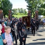 Powitanie ikony MB Częstochowskiej w Kompinie