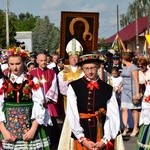 Powitanie ikony MB Częstochowskiej w Kompinie