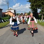 Powitanie ikony MB Częstochowskiej w Kompinie