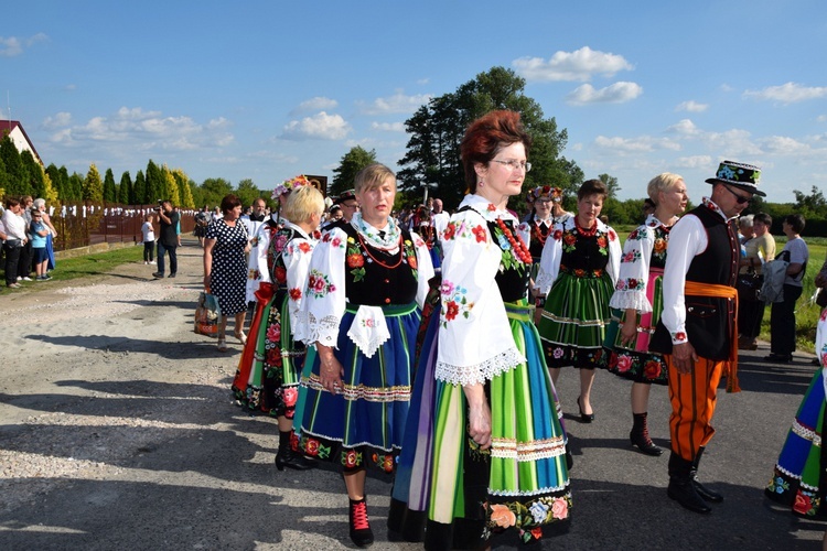 Powitanie ikony MB Częstochowskiej w Kompinie