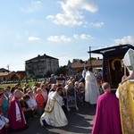 Powitanie ikony MB Częstochowskiej w Kompinie