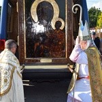 Powitanie ikony MB Częstochowskiej w Kompinie